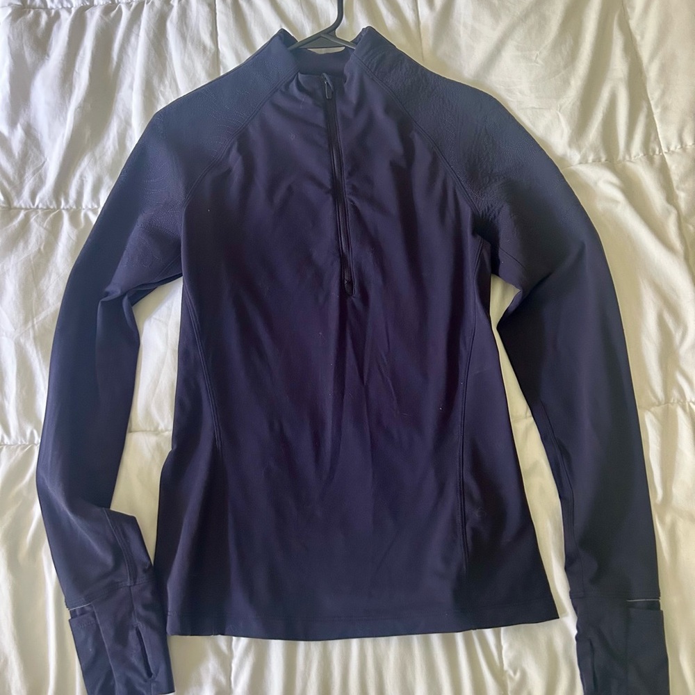 Purple Long Sleeve Athletic Top